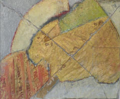 HEART OF THE BROKEN PAINTING, 12 x 12 - Mixed media on sheetrock